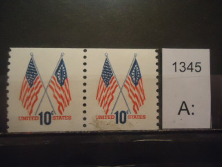 Фото марки США пара 1973г **