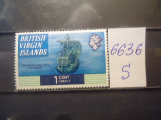 Фото марки Брит. Виргинские острова 1970г *