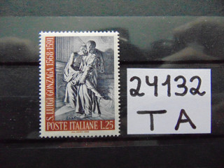 Фото марки Италия марка 1968г **