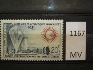 Фото марки Франц. Австралийская Антарктика 1963г *