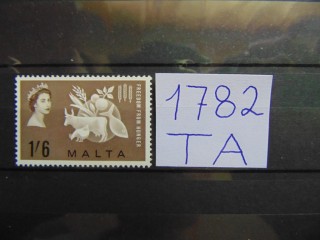 Фото марки Мальта марка 1963г **