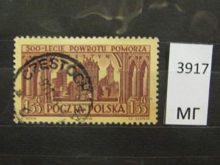 Фото марки Польша 1954г