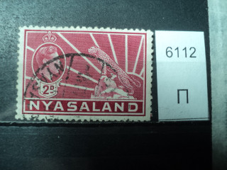 Фото марки Ньяссаленд 1942г