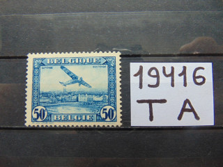 Фото марки Бельгия авиапочта 1930г *