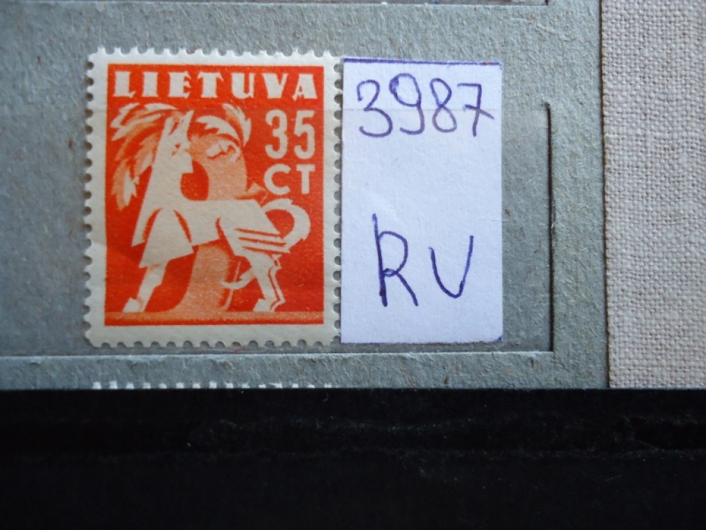 Фото марки Литва 1940г **