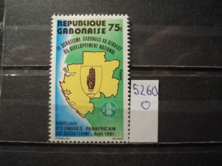 Фото марки Габон 1981г *