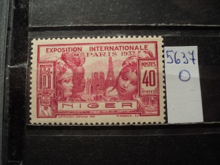 Фото марки Франц. Нигер 1937г *