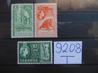 Фото марки Британский Саравак 1955г **
