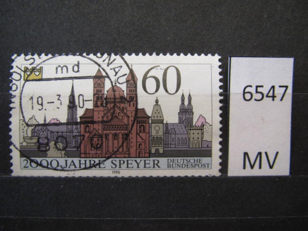 Фото марки ФРГ 1990г