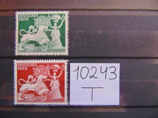 Фото марки 3-й Рейх серия 1942г **