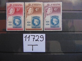 Фото марки Британская Св. Елена серия 1956г **