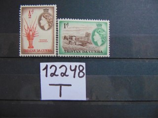 Фото марки Британский Тристран Да Кунья 1954г **