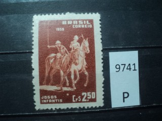 Фото марки Бразилия 1959г **