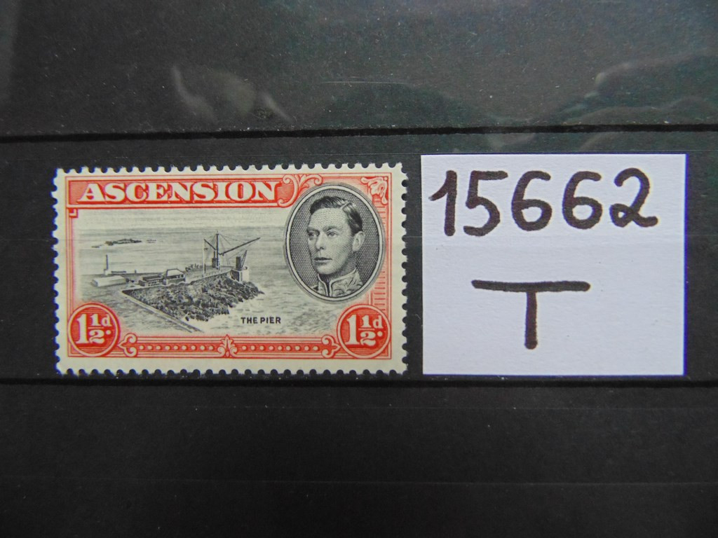 Фото марки Британский Остров Вознесения 1938г **