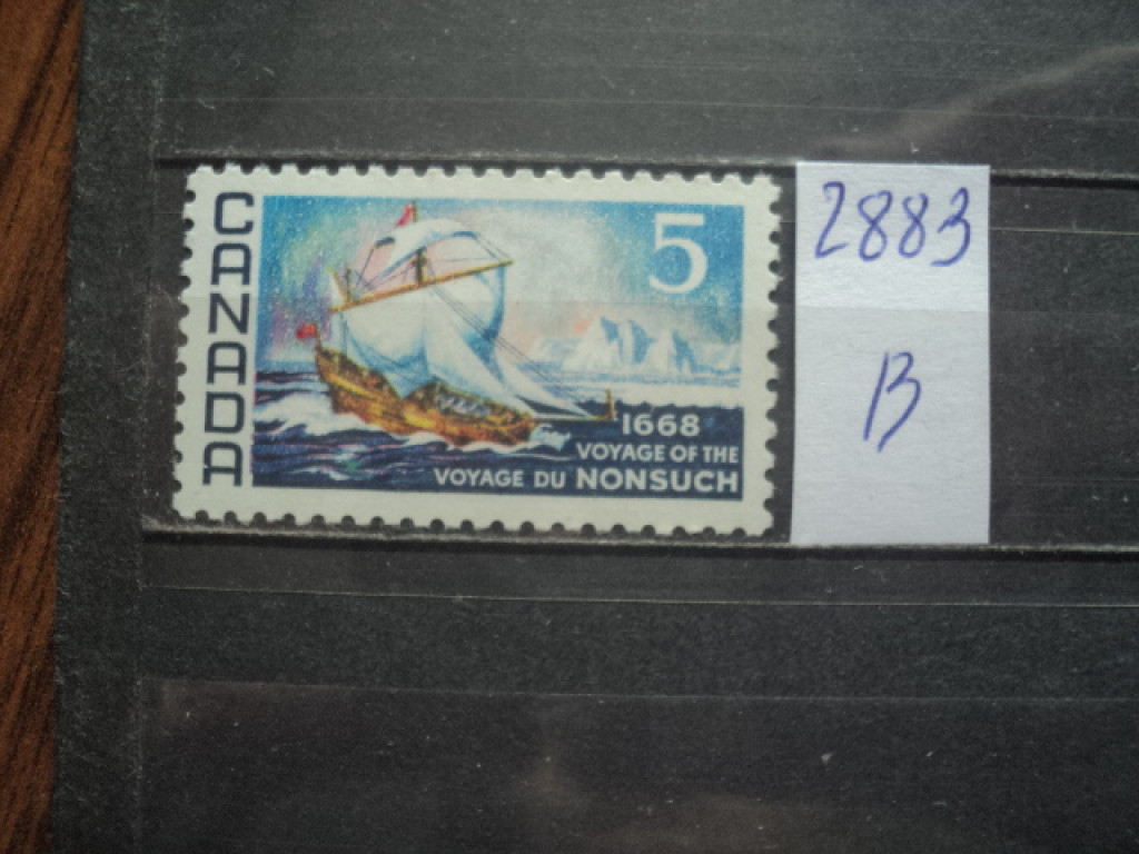 Фото марки Канада 1968г **