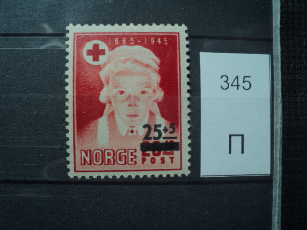 Фото марки Норвегия 1948г **