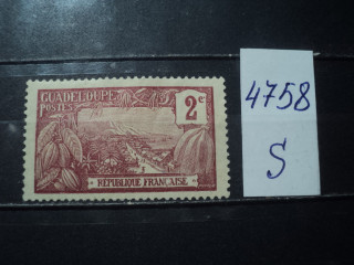 Фото марки Гваделупа 1905г *
