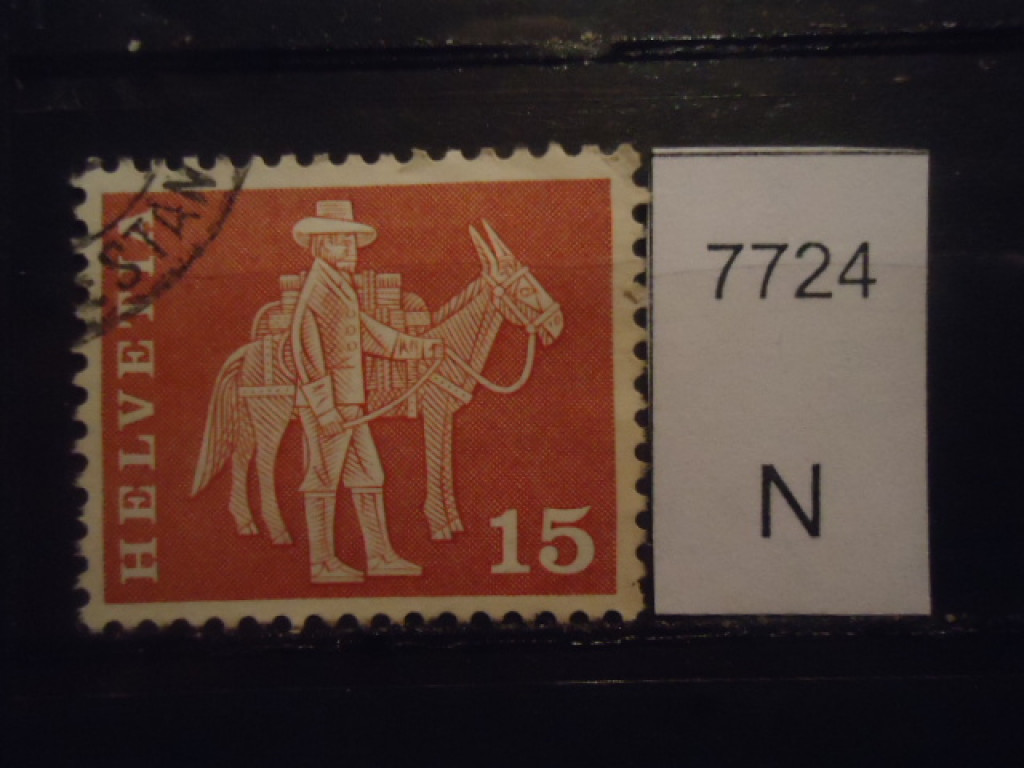 Фото марки Швейцария 1960г