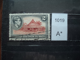 Фото марки Брит. Соломоновы острова 1939г