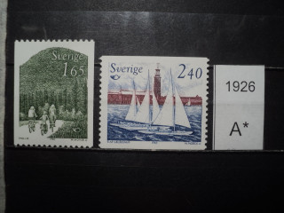 Фото марки Швеция серия 1983г **