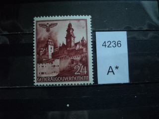 Фото марки Германская оккупация Польши 1940г **