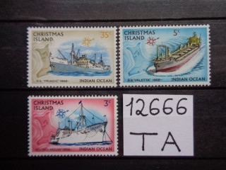 Фото марки Остров Рождества 1972г **