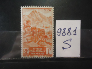 Фото марки Франц. Экваториальная Африка 1947г **