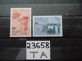 Фото марки Аландские Острова серия 1993г **