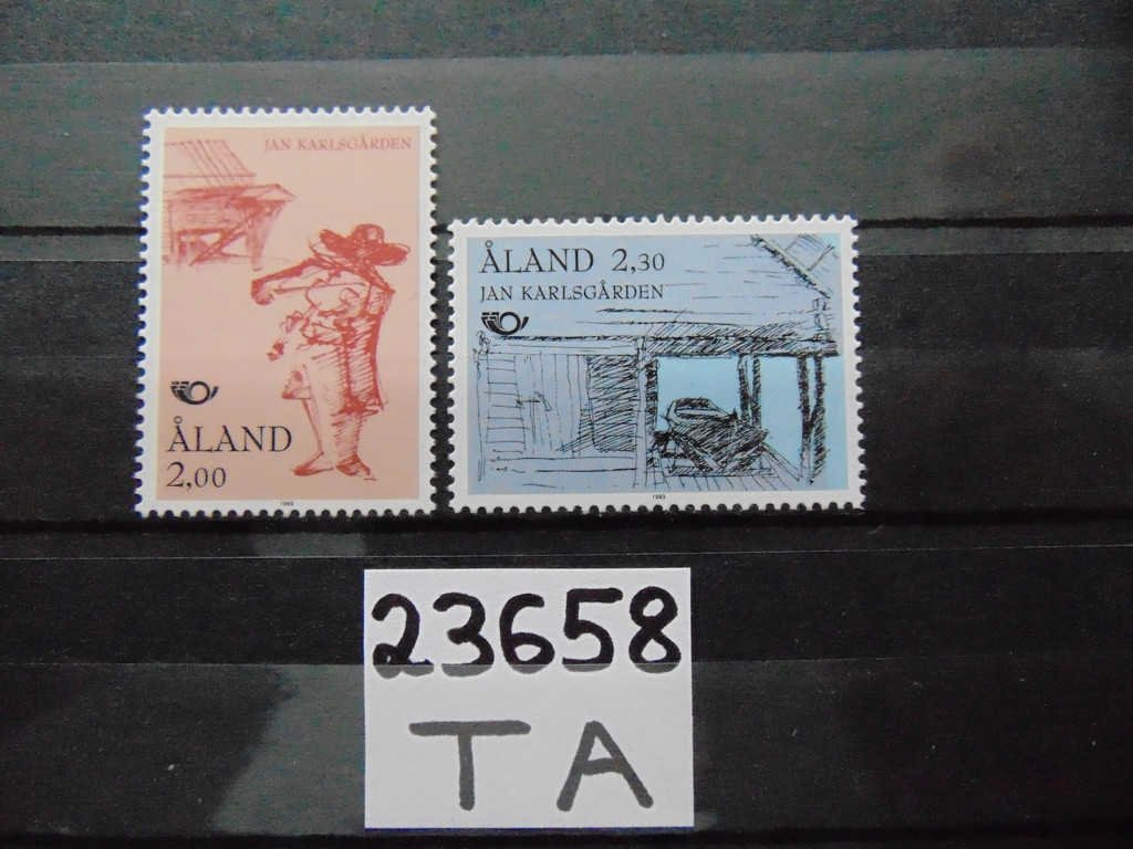 Фото марки Аландские Острова серия 1993г **