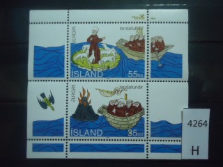 Фото марки Исландия 1994г блок **