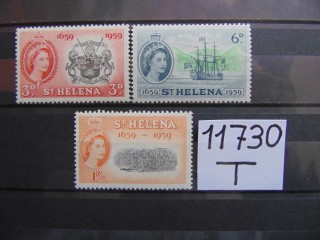 Фото марки Британская Св. Елена серия 1959г **