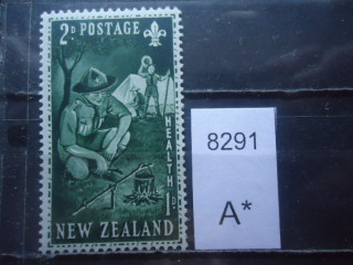 Фото марки Новая Зеландия 1953г **