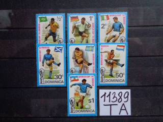 Фото марки Британская Доминика серия 1974г **