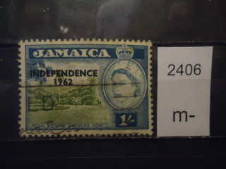 Фото марки Брит. Ямайка 1962г надпечатка