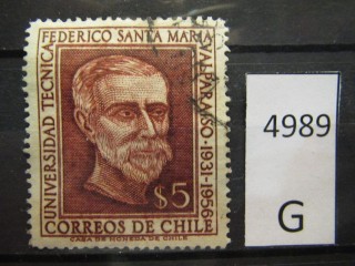Фото марки Чили 1956г