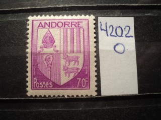 Фото марки Андорра 1944г **