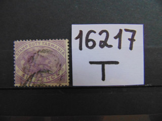 Фото марки Британская Тасмания 1880г