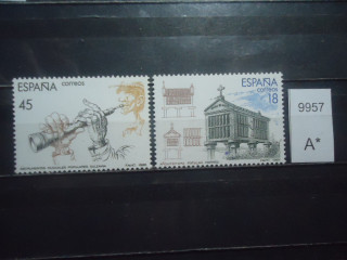 Фото марки Испания серия 1988г **