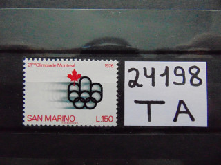 Фото марки Сан Марино марка 1976г **