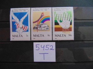 Фото марки Мальта серия 1984г **