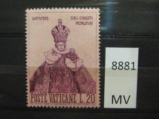 Фото марки Ватикан 1968г *