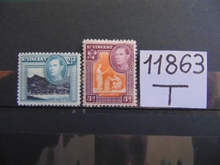 Фото марки Британский Св. Винсент 1938г *