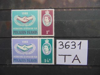 Фото марки Британские острова Питкерн серия 1965г **