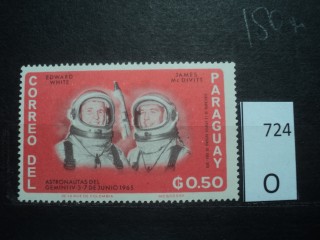Фото марки Парагвай 1965г **