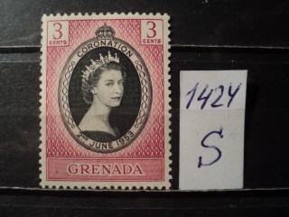 Фото марки Гренада 1953г *