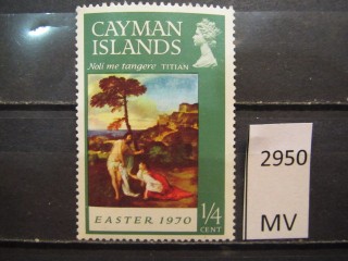 Фото марки Каймановы острова 1970г *