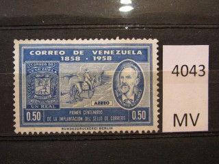 Фото марки Венесуэла 1959г