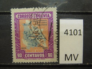 Фото марки Боливия 1945г