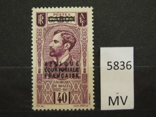 Фото марки Франц. Экваториальная Африка 1936г *