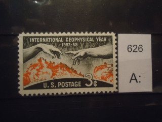 Фото марки США 1958г **